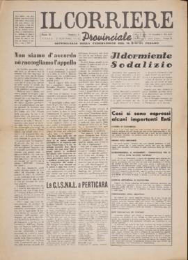 &quot;Il Corriere provinciale&quot; -  nov. 1958