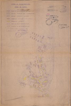 &quot;Piano di ricostruzione zona di Soria. Stato di fatto&quot; -1949