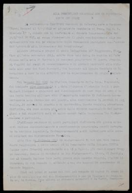 Relazione attività Paruccini Giovanni - 1947