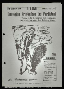 &quot;Convegno provinciale dei partigiani&quot; - 1949