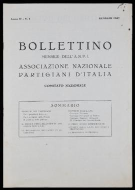 &quot;Bollettino mensile dell&#039;Anpi. Comitato nazionale&quot; 1946