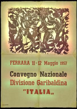 Manifesto convegno Divisione Garibaldina - 1957