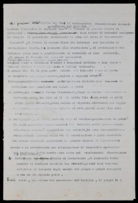 Dichiarazione Leonardo Giordana Coen - [1945]