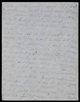 Lettera di Lea Pellissari a Cesare Del Vecchio - 1971
