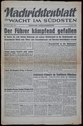 &quot;Nachrichtenblatt den wacht im sudosten&quot; - 1945
