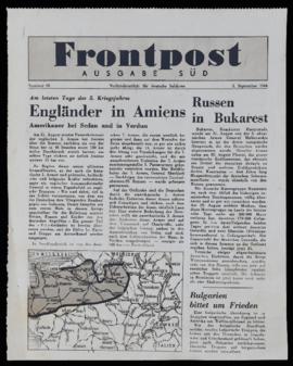 &quot;Frontpost. Ausgabe sud&quot; - 1944