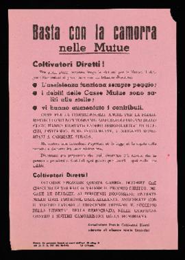 &quot;Basta con la camorra delle mutue&quot; - 1964