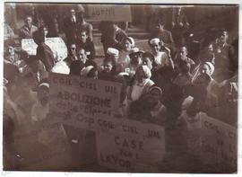 Corteo in Piazzale Lazzarini - 1969