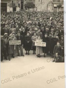 Manifestazione mezzadri - [195-?]