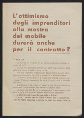 Mostra del mobile - 1979