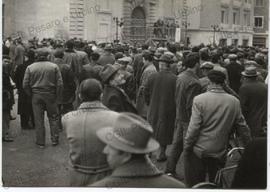 Manifestazione mezzadri a Pesaro - 1957