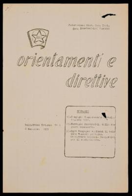 &quot;Orientamenti e direttive&quot; - 1955