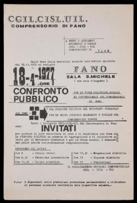 &quot;Confronto pubblico&quot; - 1977