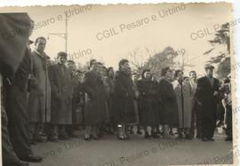 Manifestazione in Piazzale Lazzarini - [195-?]