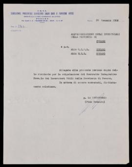 Proposte per il rinnovo del contratto edili - 1964