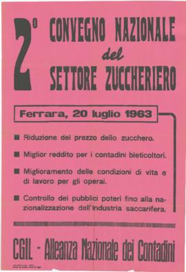 &quot;2° Convegno nazionale del settore zuccheriero&quot; - 1963