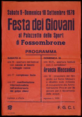 &quot;Festa dei giovani al Palazzetto dello sport&quot; - 1978