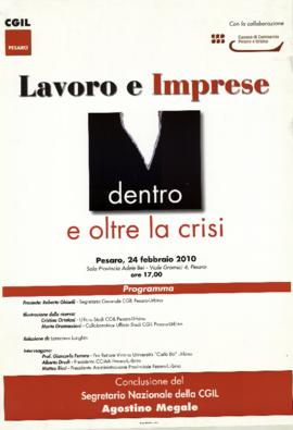 “Lavoro e imprese dentro e oltre la crisi” - 2010