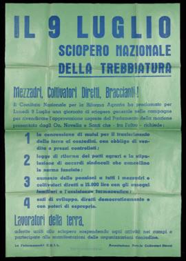 &quot;Sciopero nazionale della trebbiatura&quot; - [1962]