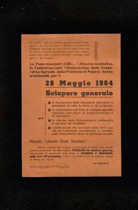 &quot;26 maggio 1964 Sciopero generale&quot;