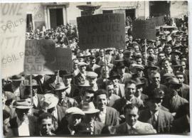 Manifestazione contro la disoccupazione - [1950?]