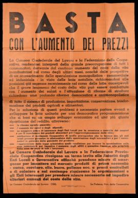 &quot;Basta con l&#039;aumento dei prezzi&quot; - 1963