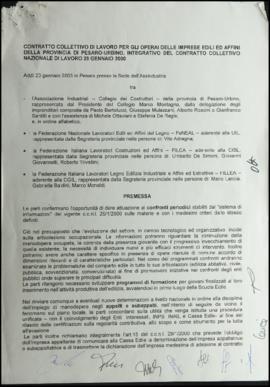 &quot;Contratto collettivo di lavoro per gli operai delle imprese edili e affini della provincia ...