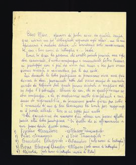 [Lettera di Matteo Ricci sull&#039;attività svolta da partigiani slavi nella zona di Serravalle d...