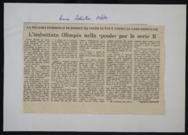 &quot;L’imbattuta Olimpia nella poule per la serie B&quot;