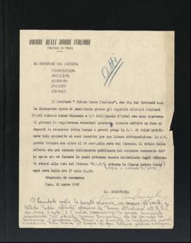 Lettera del Circolo di Fano dell&#039;Unione delle donne italiane - UDI per segretari di partiti ...