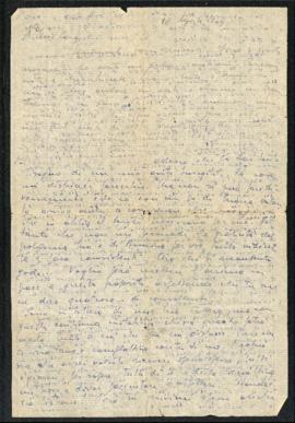 Lettera di Bruno Venturini del 18 agosto 1944