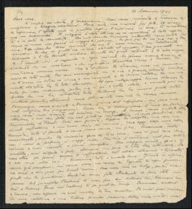 Lettera di Bruno Venturini del 13 settembre 1944