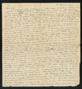 Lettera di Bruno Venturini del 13 settembre 1944