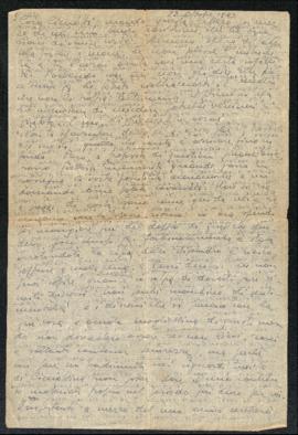 Seconda lettera di Bruno Venturini del 23 ottobre 1944