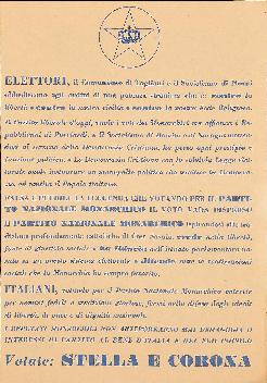 &quot;Votate: Stella e corona&quot; - [1953]