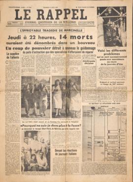 &quot;Le Rappel&quot; - 10 ago. 1956