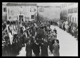 Corteo funerale Ottavio Ricci - [1952]