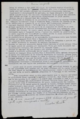 &quot;Azioni compiute&quot; - [1945]