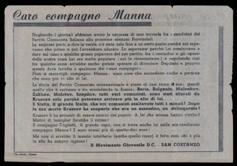 Original Oggetto digitale not accessible