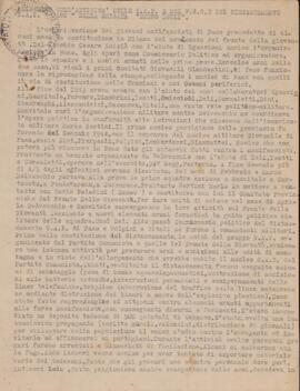 Relazione Sap e Fdg del Distaccamento Gap Fano - 1946