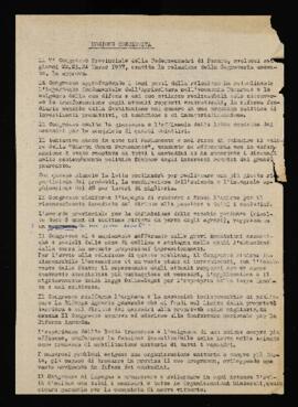 "Mozione conclusiva" - 1957