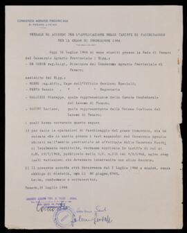 Applicazione tariffe di facchinaggio