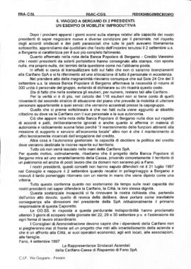 "Il viaggio a Bergamo di 2 presidenti: un esempio di mobilità improduttiva"