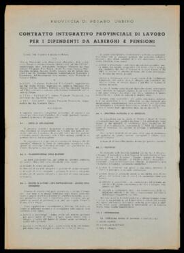 Dipendenti alberghi e pensioni - 1968