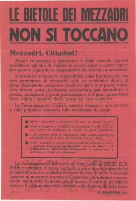 "Le bietole dei mezzadri non si toccano" - [1965]
