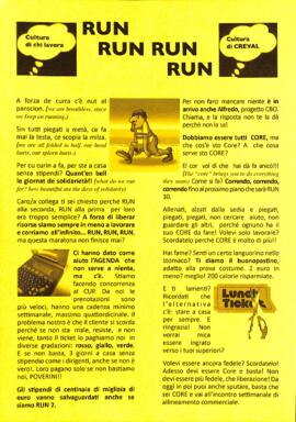 "Run run run run"