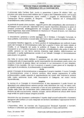 "Mozione finale assemblea del 24/10/97"