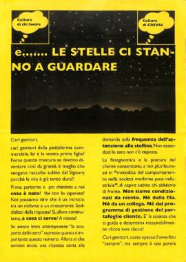 "E ... le stelle ci stanno a guardare"