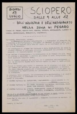 Sciopero dell'industria e dell'artigianato - 1980