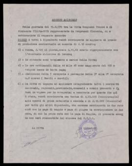 "Accordo aziendale" - 1970